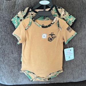 2pc Marines Corp Onesies